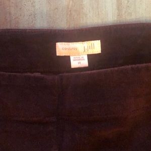 J. Jill burgundy, corduroy pants